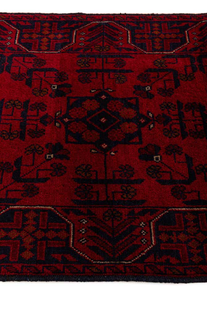 2' 8 x 6' 5 Hand Knotted Khal Mohammadi Wool Runner Rug