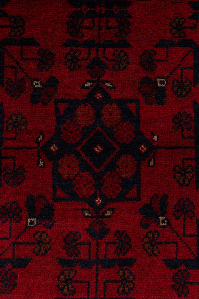 2' 8 x 6' 5 Hand Knotted Khal Mohammadi Wool Runner Rug