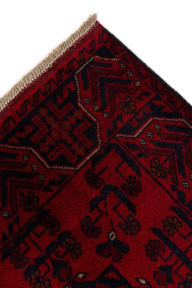 2' 8 x 6' 5 Hand Knotted Khal Mohammadi Wool Runner Rug