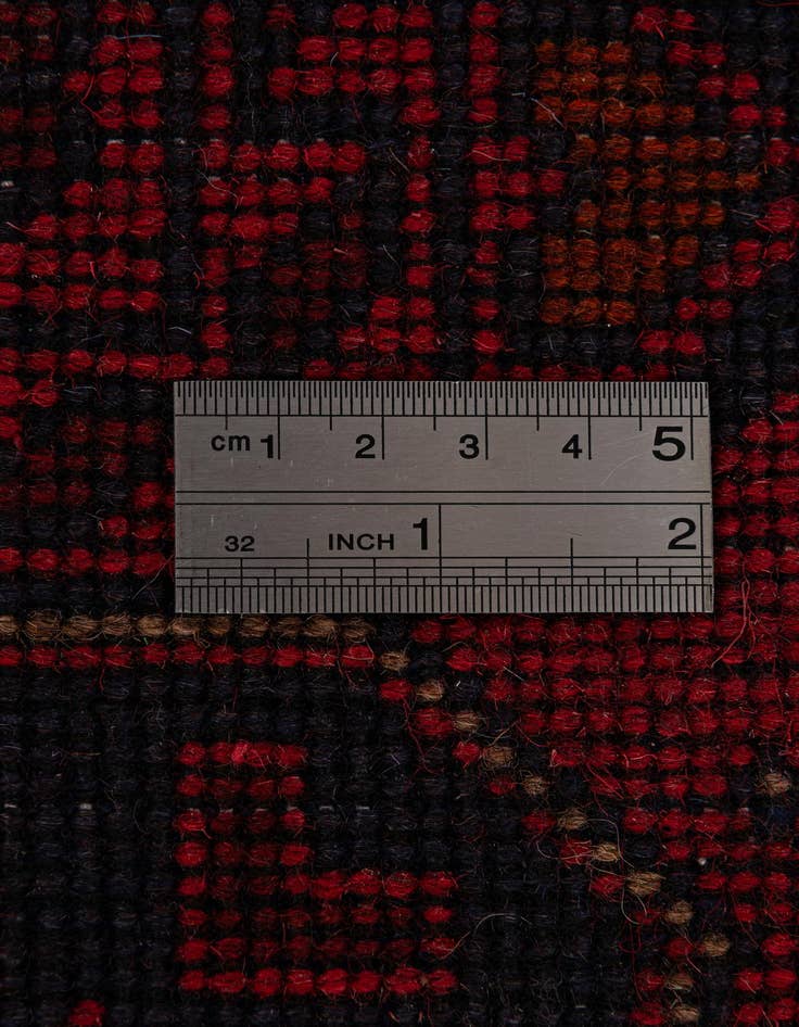 Detail image of 2' 7 x 6' 6  Hand Knotted Khal Mohammadi Wool Runner Rug