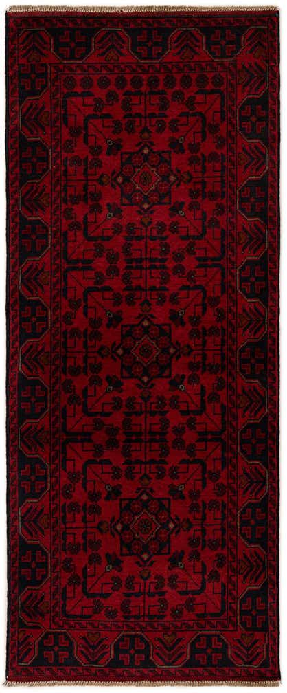 2' 7 x 6' 6 Hand Knotted Khal Mohammadi Wool Runner Rug