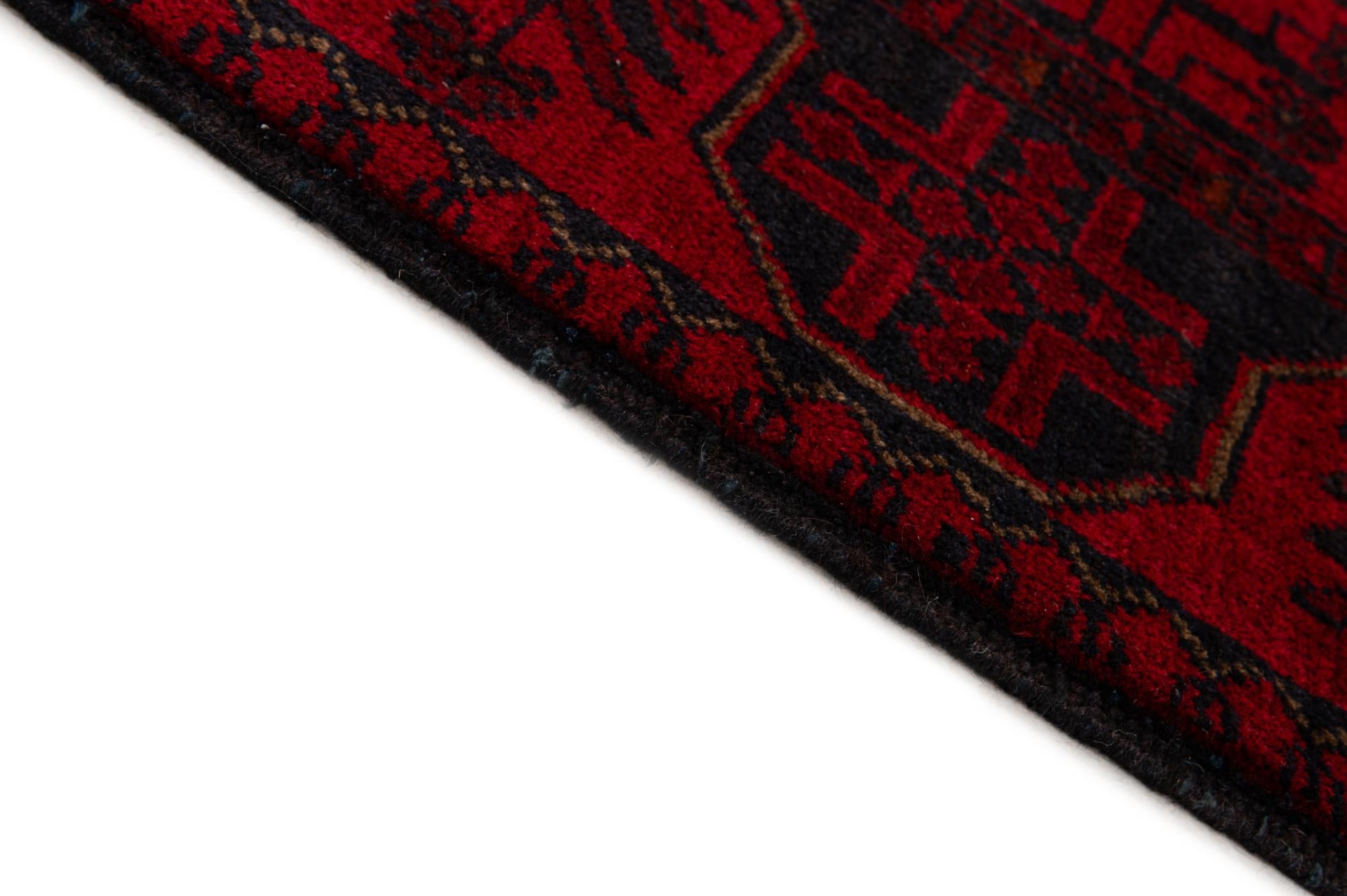 2' 9 x 6' 3 Hand Knotted Khal Mohammadi Wool Runner Rug