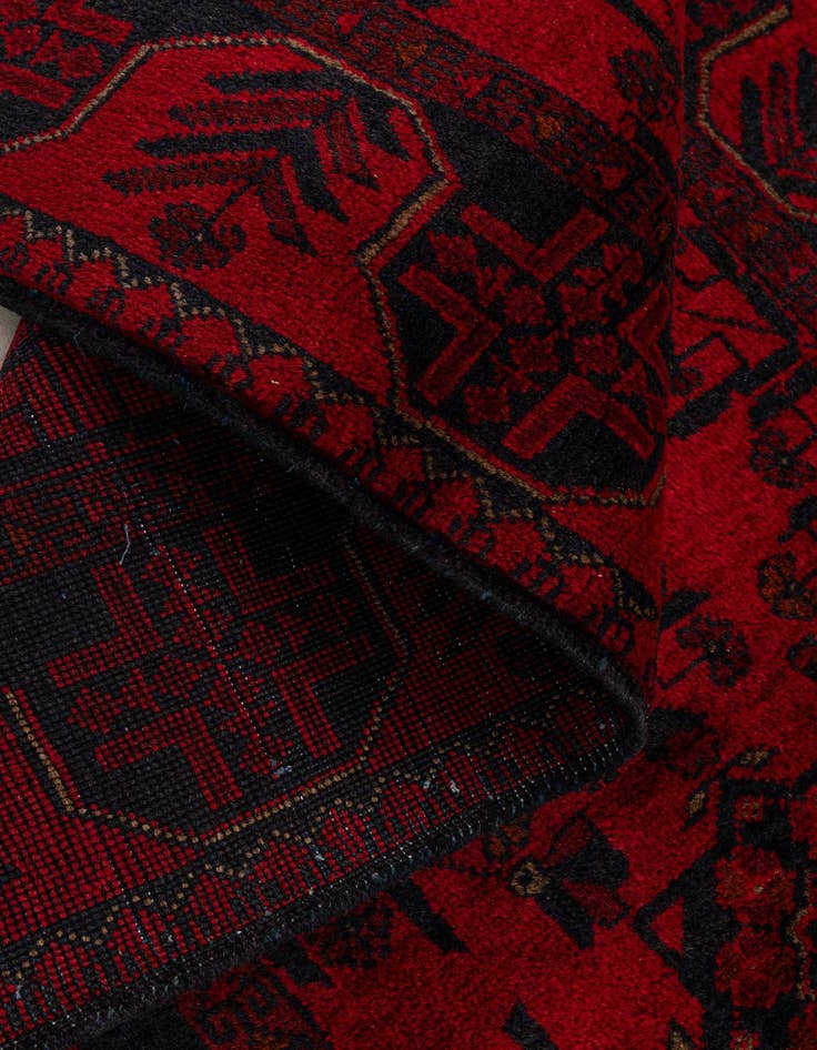 Detail image of 2' 9 x 6' 3  Hand Knotted Khal Mohammadi Wool Runner Rug