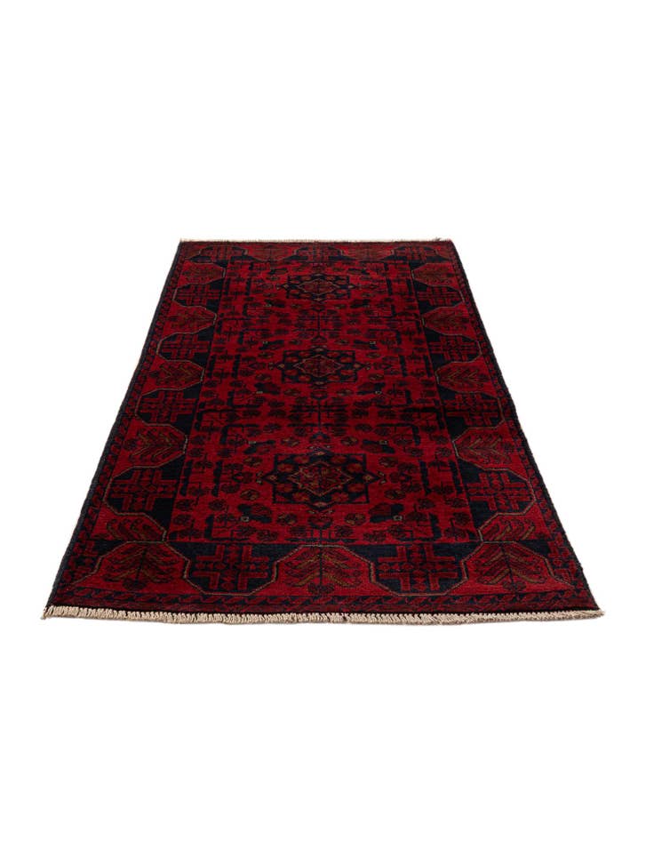 Detail image of 2' 8 x 6' 4  Hand Knotted Khal Mohammadi Wool Runner Rug