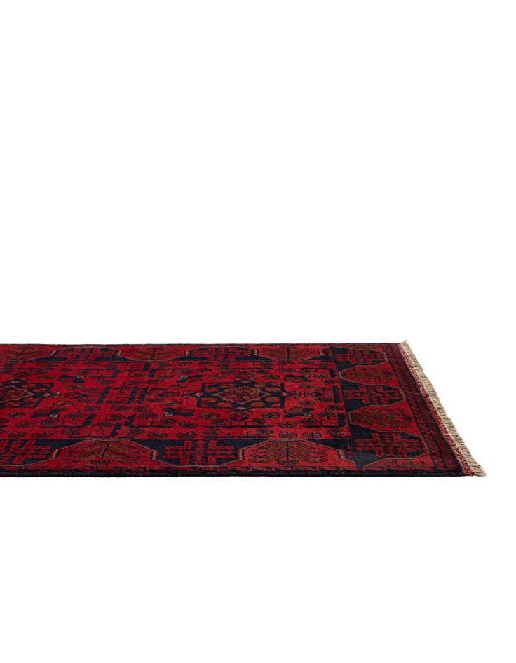 Detail image of 2' 8 x 6' 4  Hand Knotted Khal Mohammadi Wool Runner Rug