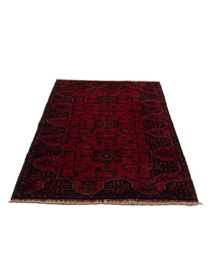 2' 8 x 6' 4 Hand Knotted Khal Mohammadi Wool Runner Rug