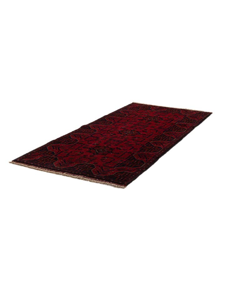 Detail image of 2' 8 x 6' 4  Hand Knotted Khal Mohammadi Wool Runner Rug