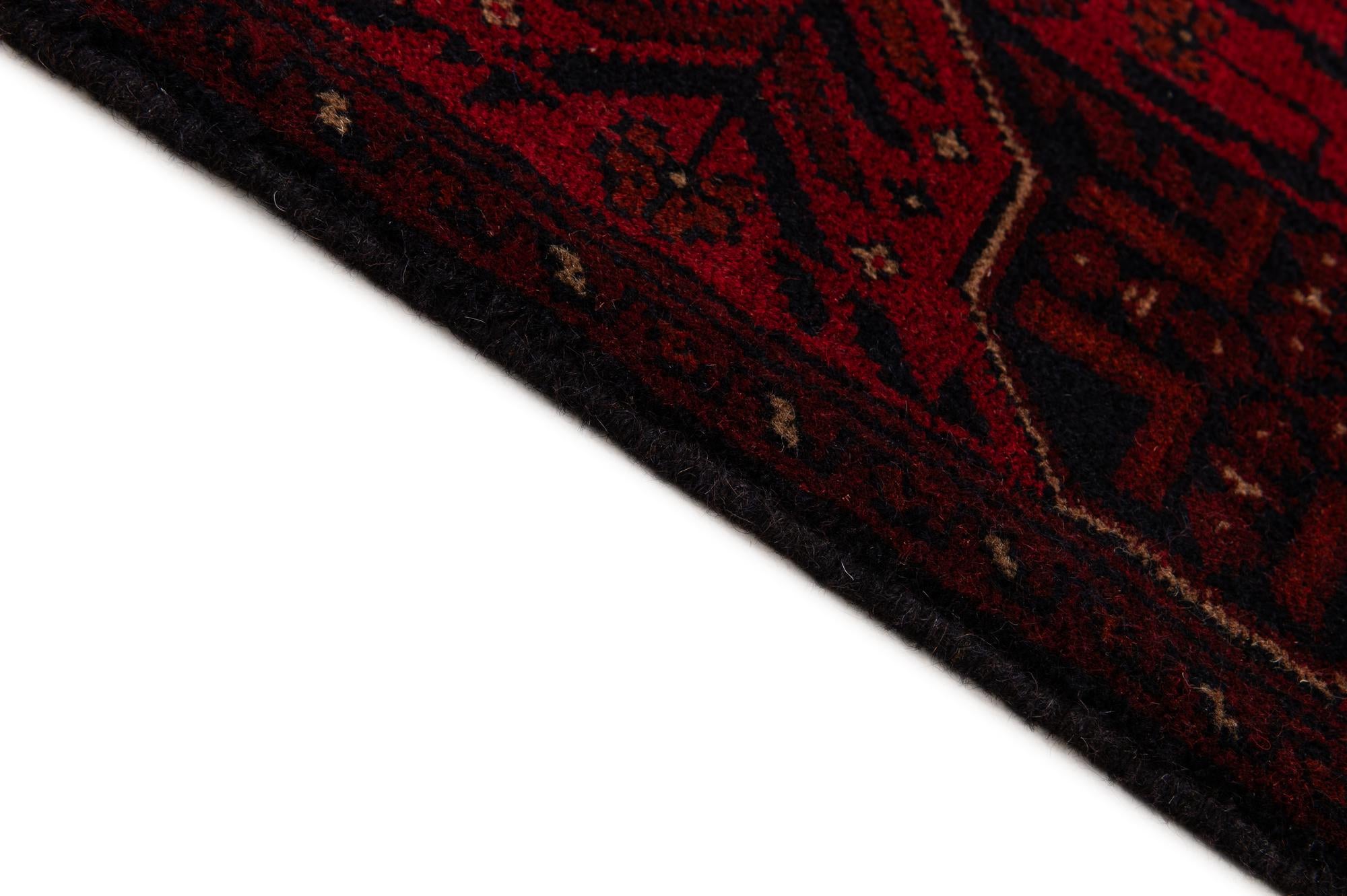 2' 8 x 6' 4 Hand Knotted Khal Mohammadi Wool Runner Rug