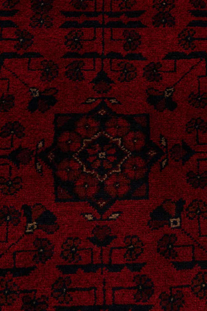 2' 8 x 6' 4 Hand Knotted Khal Mohammadi Wool Runner Rug