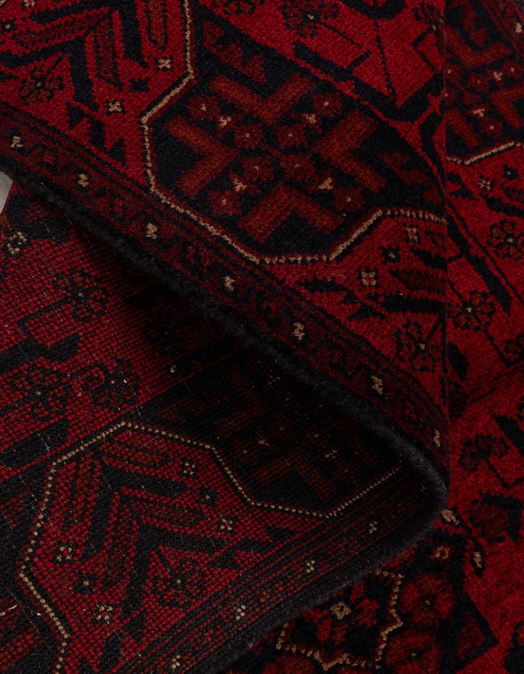 Detail image of 2' 8 x 6' 4  Hand Knotted Khal Mohammadi Wool Runner Rug