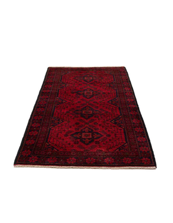 2' 8 x 6' 5 Hand Knotted Khal Mohammadi Wool Runner Rug
