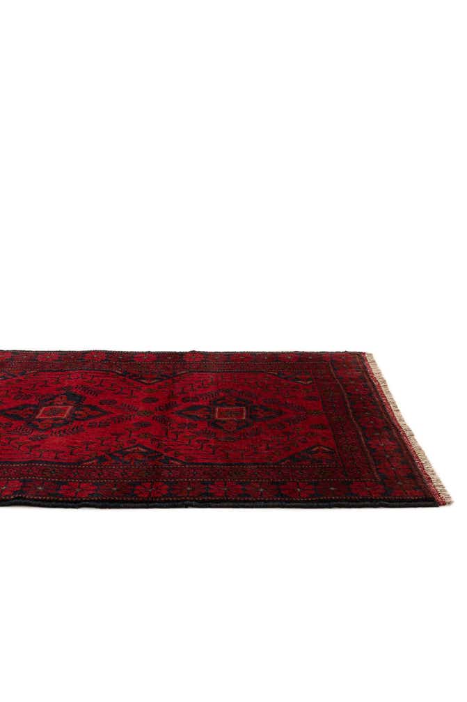 2' 8 x 6' 5 Hand Knotted Khal Mohammadi Wool Runner Rug