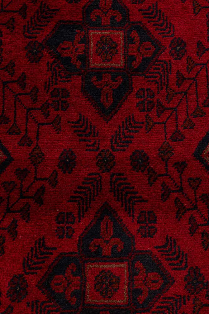 2' 8 x 6' 5 Hand Knotted Khal Mohammadi Wool Runner Rug
