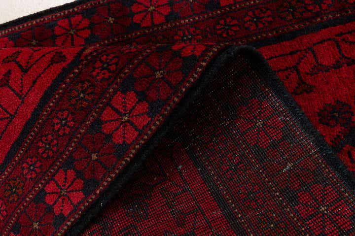 2' 8 x 6' 5 Hand Knotted Khal Mohammadi Wool Runner Rug