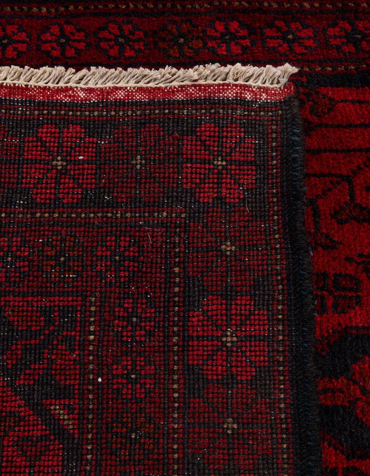 Detail image of 2' 8 x 6' 5  Hand Knotted Khal Mohammadi Wool Runner Rug