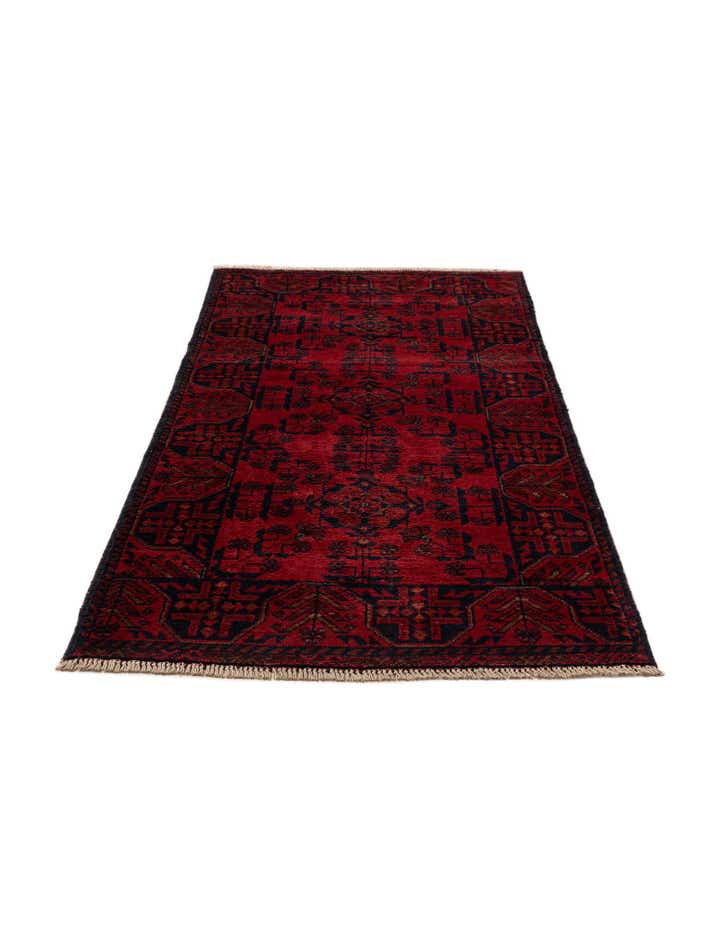 2' 6 x 6' 2 Hand Knotted Khal Mohammadi Wool Runner Rug
