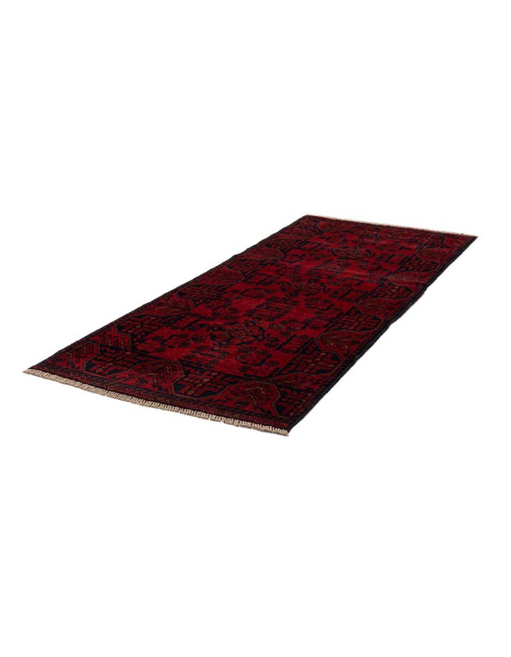 Detail image of 2' 6 x 6' 2 Hand Knotted Khal Mohammadi Wool Runner Rug