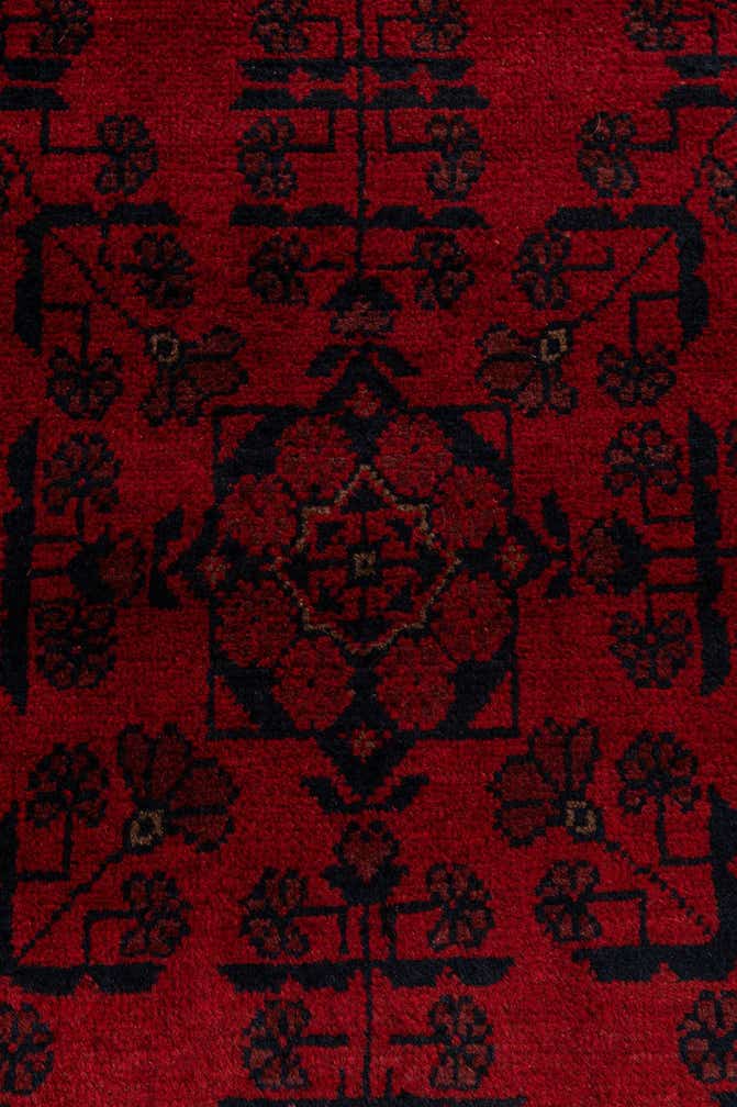 2' 6 x 6' 2 Hand Knotted Khal Mohammadi Wool Runner Rug