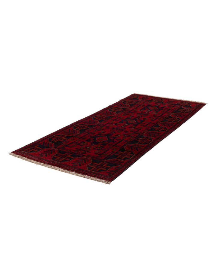 2' 8 x 6' 5 Hand Knotted Khal Mohammadi Wool Runner Rug