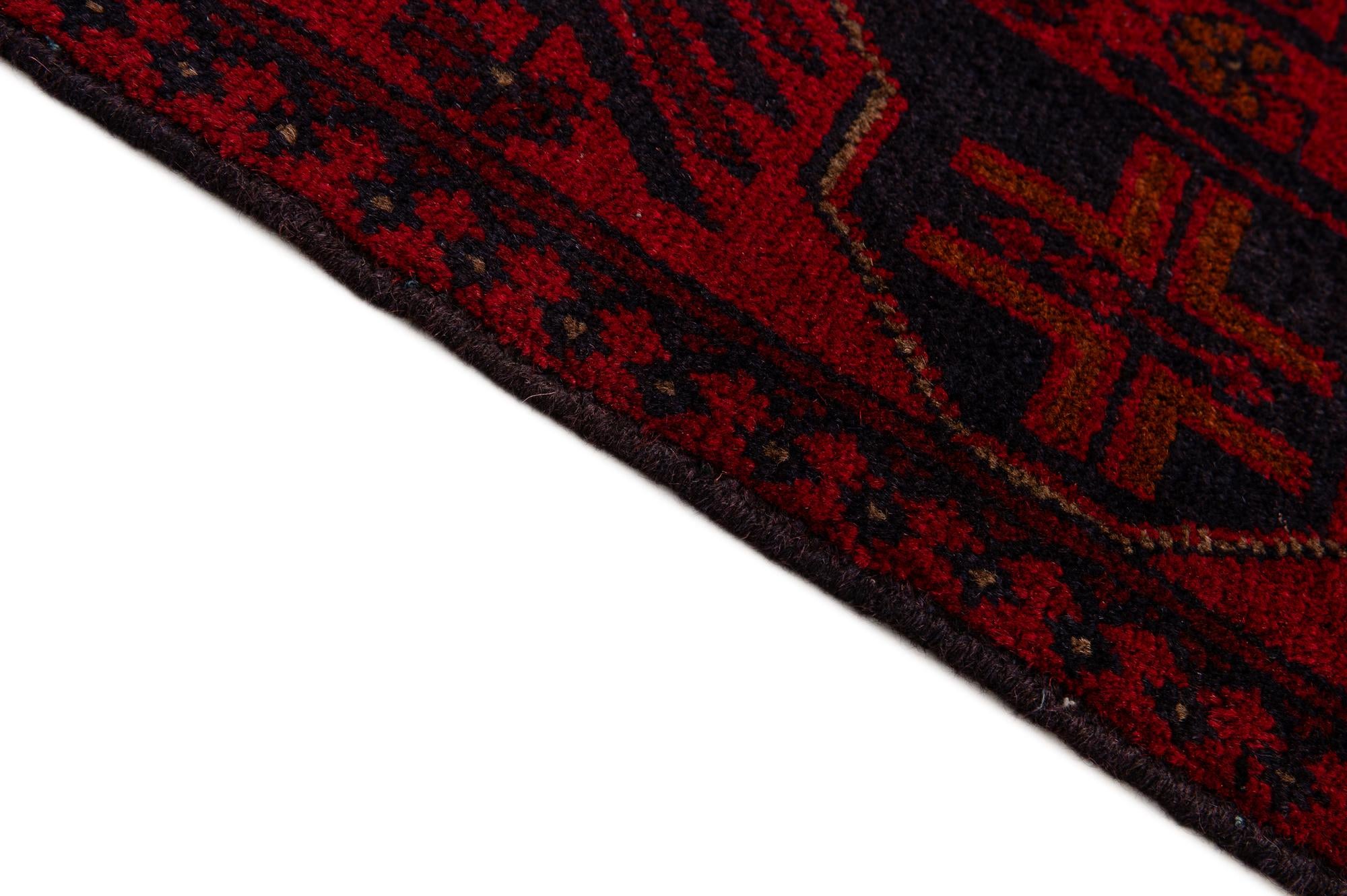 2' 8 x 6' 5 Hand Knotted Khal Mohammadi Wool Runner Rug