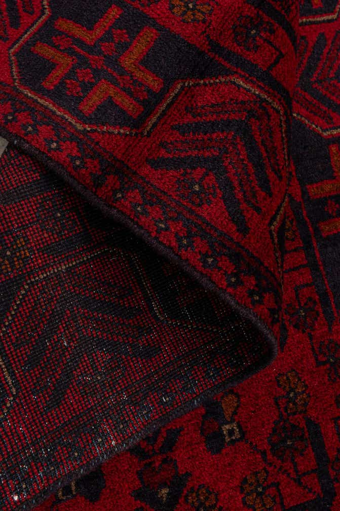 2' 8 x 6' 5 Hand Knotted Khal Mohammadi Wool Runner Rug