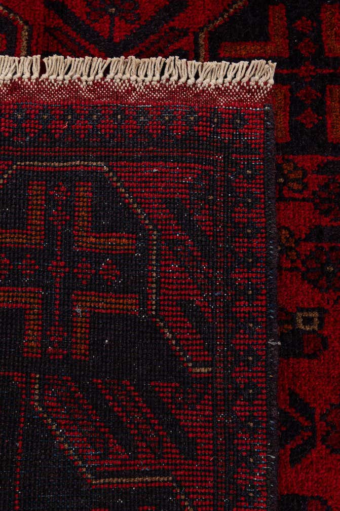 2' 8 x 6' 5 Hand Knotted Khal Mohammadi Wool Runner Rug