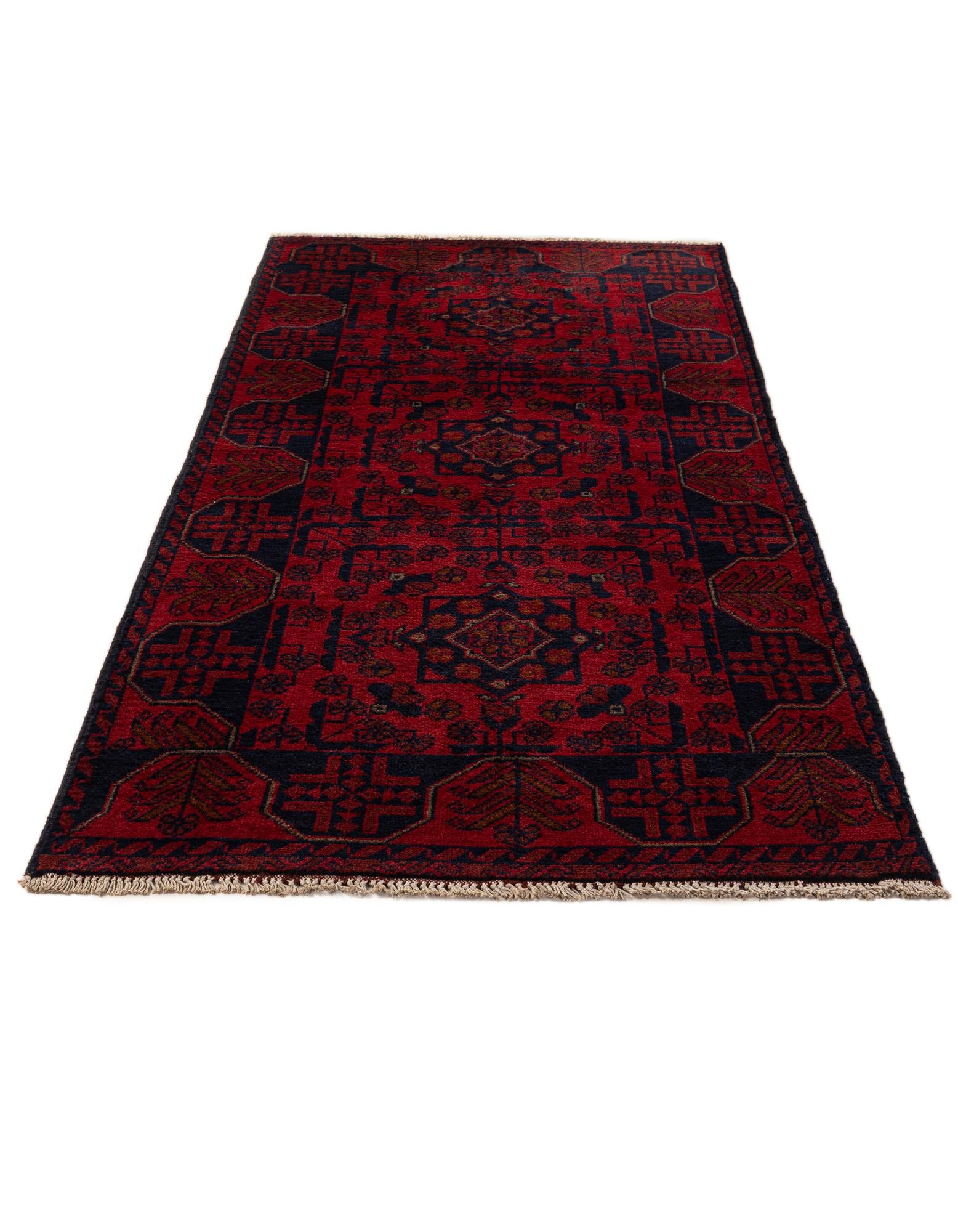 2' 6 x 6' 2 Hand Knotted Khal Mohammadi Wool Runner Rug