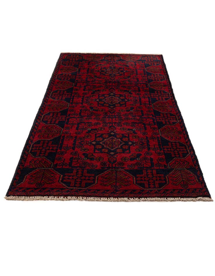 Detail image of 2' 6 x 6' 2 Hand Knotted Khal Mohammadi Wool Runner Rug