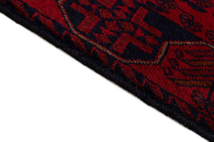 2' 6 x 6' 2 Hand Knotted Khal Mohammadi Wool Runner Rug