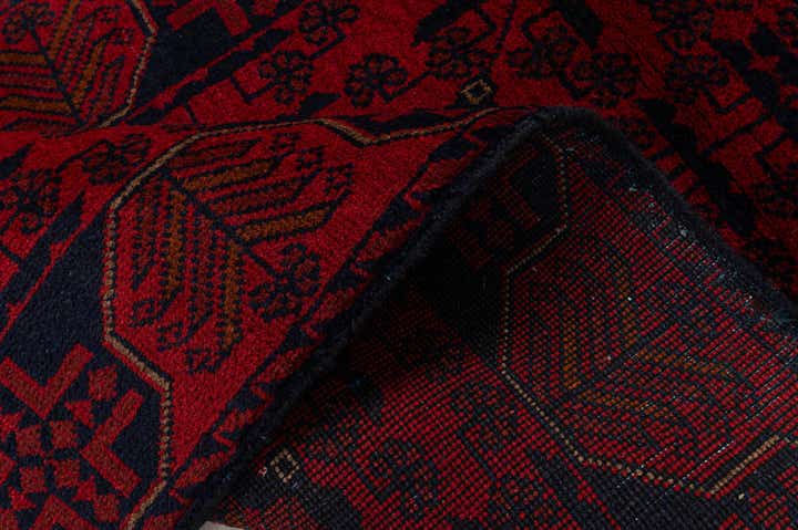 2' 6 x 6' 2 Hand Knotted Khal Mohammadi Wool Runner Rug