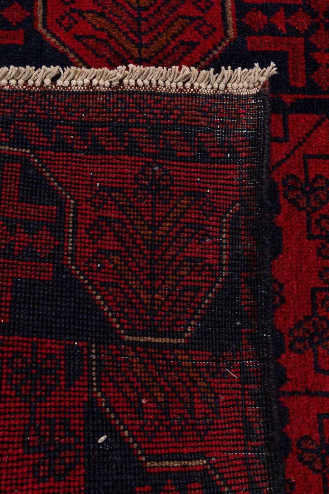 2' 6 x 6' 2 Hand Knotted Khal Mohammadi Wool Runner Rug