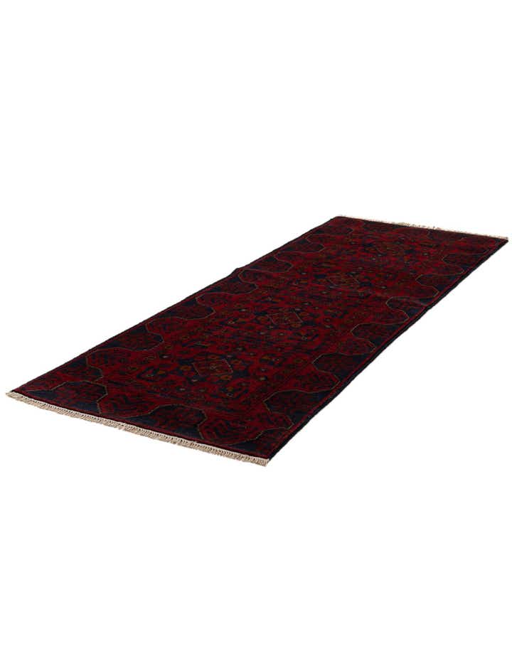 2' 6 x 6' 3 Hand Knotted Khal Mohammadi Wool Runner Rug