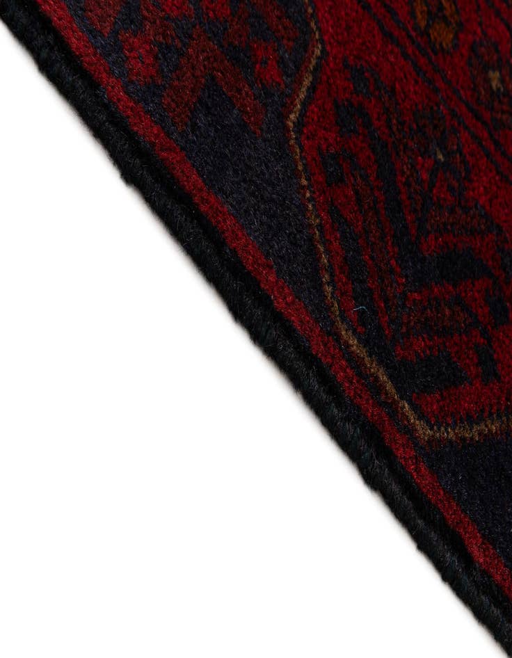 Detail image of 2' 6 x 6' 3  Hand Knotted Khal Mohammadi Wool Runner Rug