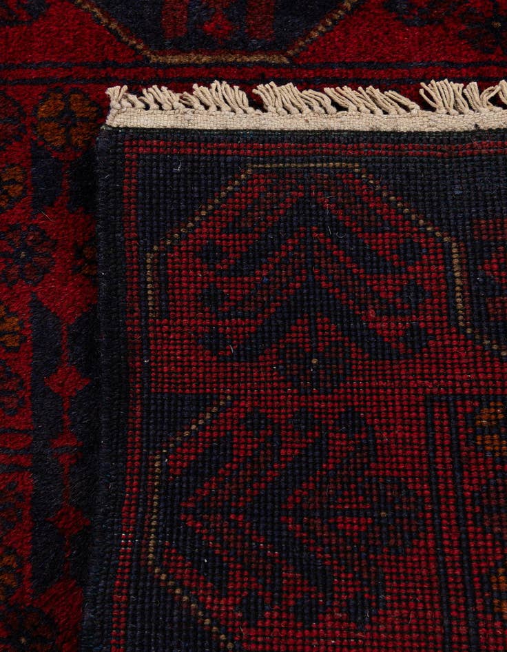 Detail image of 2' 6 x 6' 3  Hand Knotted Khal Mohammadi Wool Runner Rug