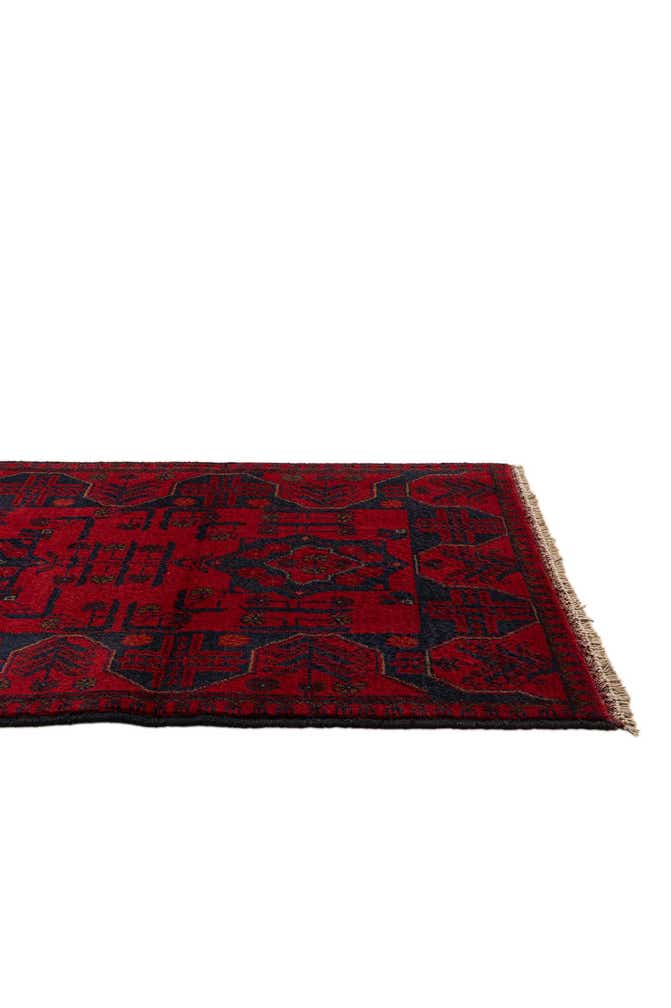 2' 8 x 6' 5 Hand Knotted Khal Mohammadi Wool Runner Rug