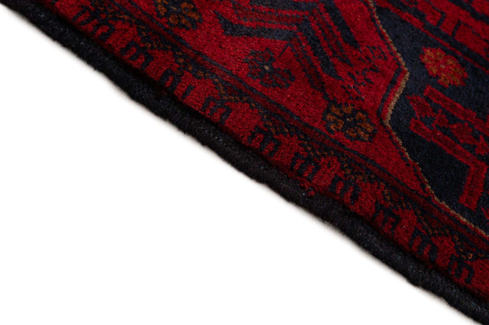 2' 8 x 6' 5 Hand Knotted Khal Mohammadi Wool Runner Rug