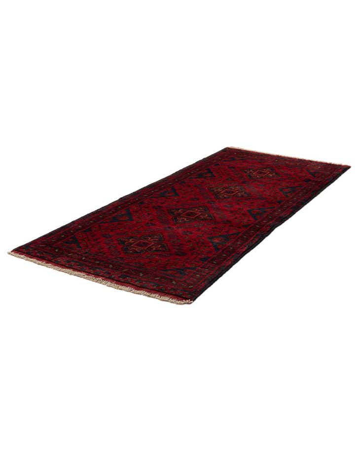 2' 6 x 6' 1 Hand Knotted Khal Mohammadi Wool Runner Rug