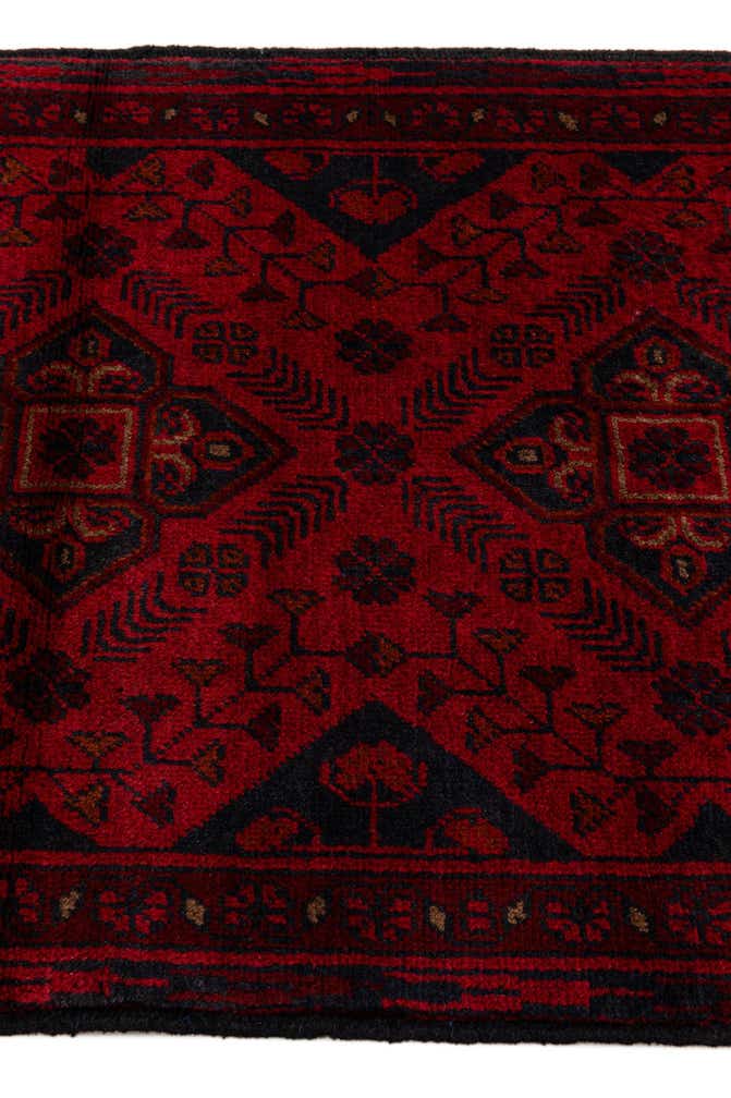 2' 6 x 6' 1 Hand Knotted Khal Mohammadi Wool Runner Rug