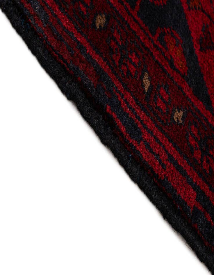 Detail image of 2' 6 x 6' 1  Hand Knotted Khal Mohammadi Wool Runner Rug