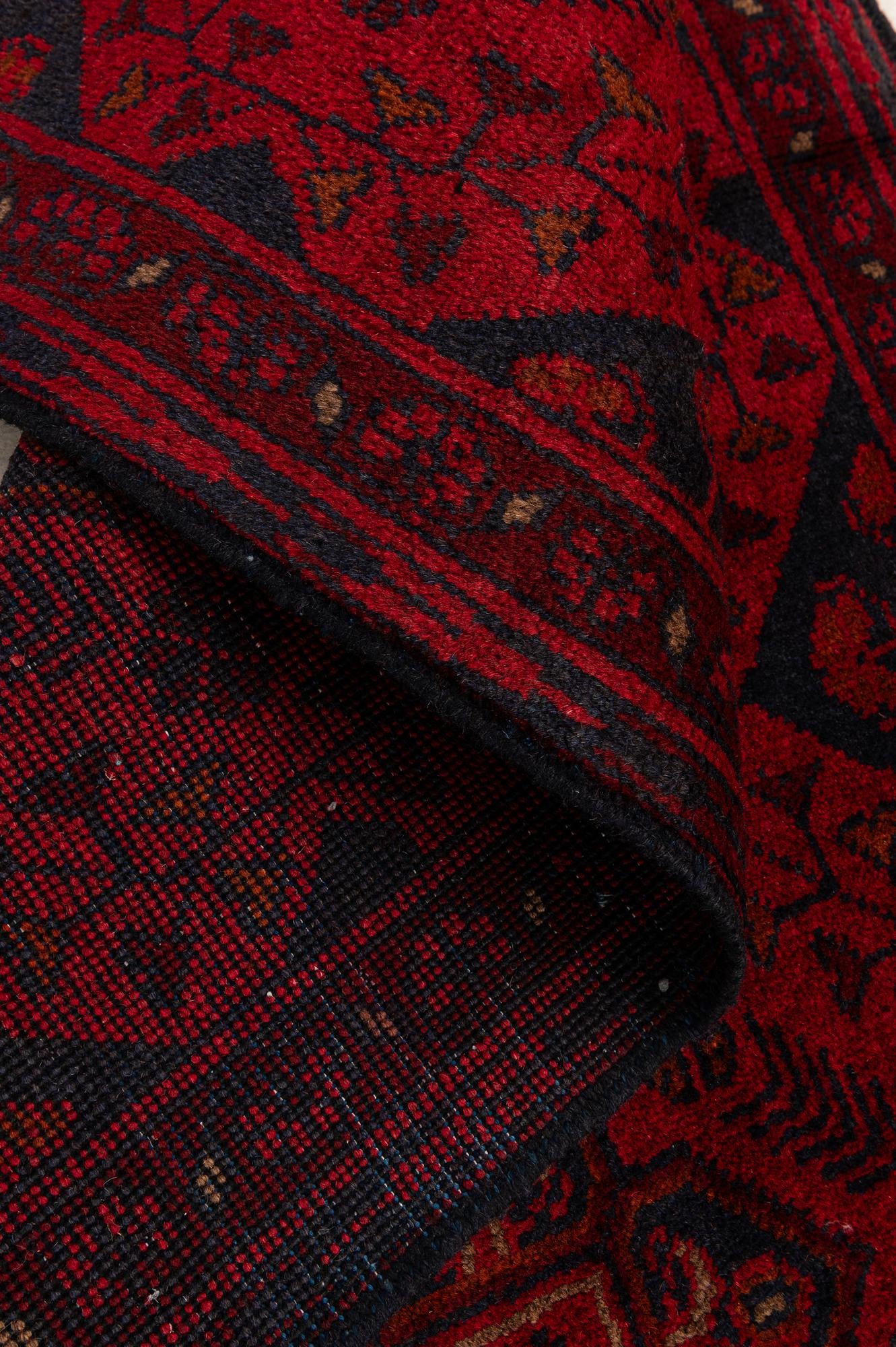 2' 6 x 6' 1 Hand Knotted Khal Mohammadi Wool Runner Rug