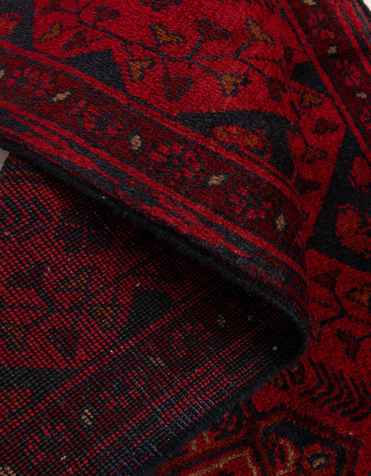 Detail image of 2' 6 x 6' 1  Hand Knotted Khal Mohammadi Wool Runner Rug