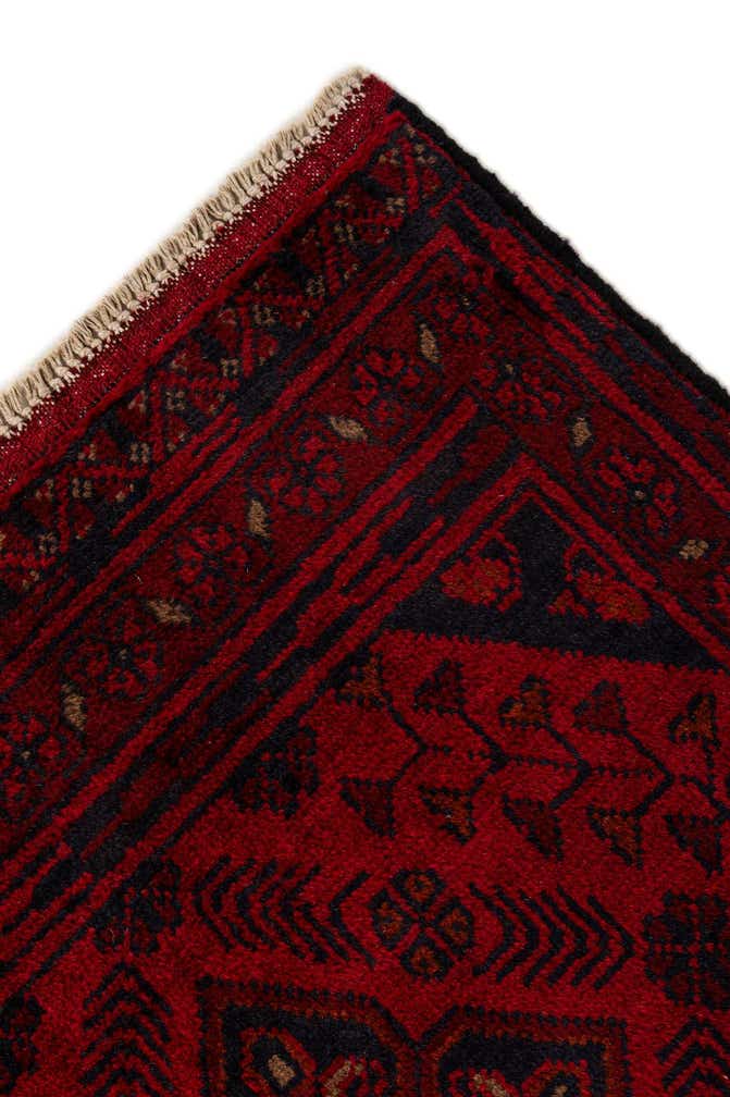 2' 6 x 6' 1 Hand Knotted Khal Mohammadi Wool Runner Rug