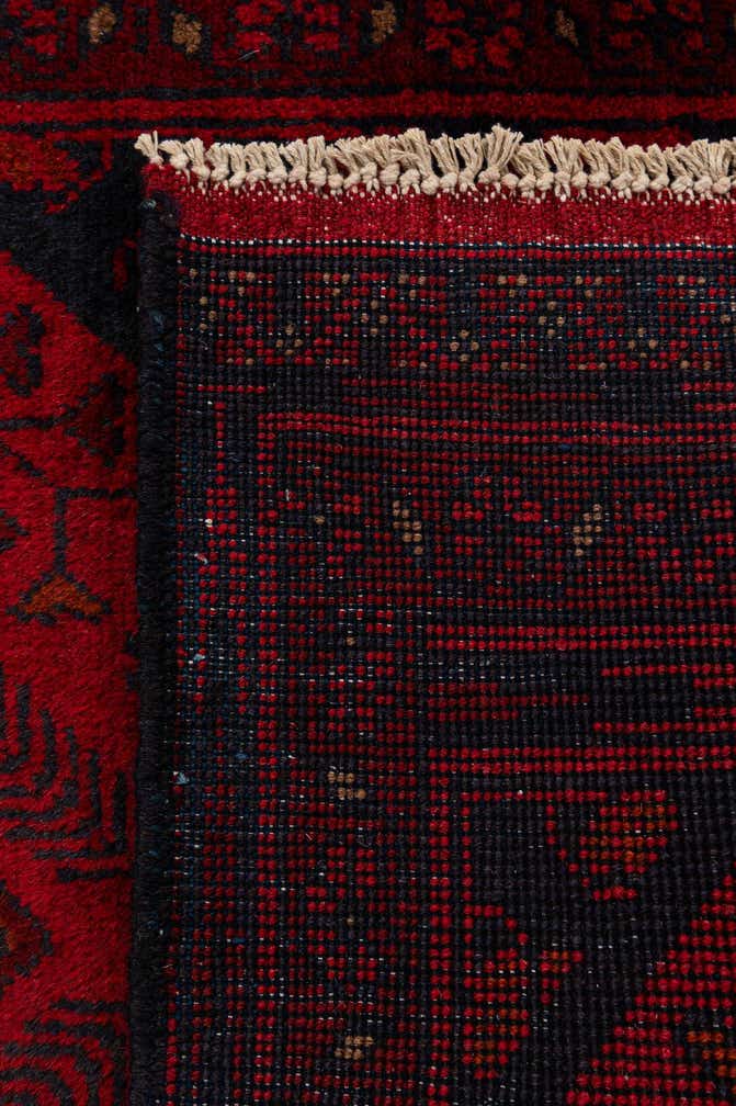 2' 6 x 6' 1 Hand Knotted Khal Mohammadi Wool Runner Rug