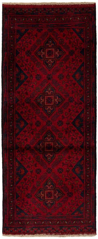 2' 6 x 6' 1 Hand Knotted Khal Mohammadi Wool Runner Rug