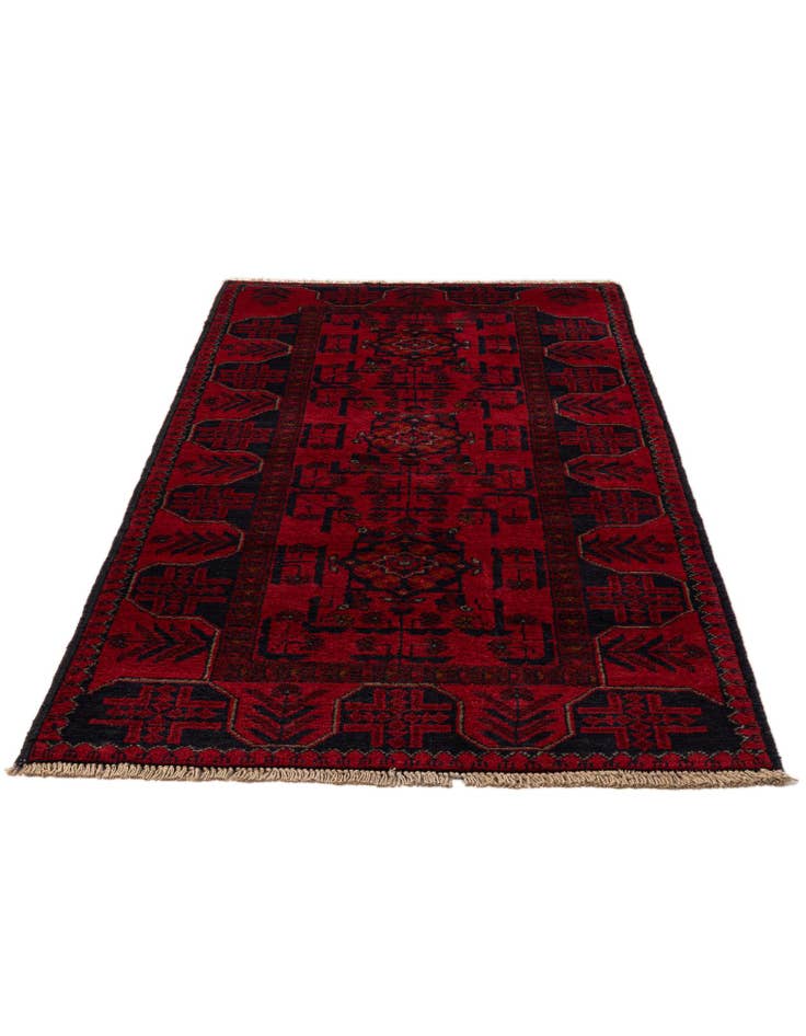 Detail image of 2' 9 x 6' 3 Hand Knotted Khal Mohammadi Wool Runner Rug