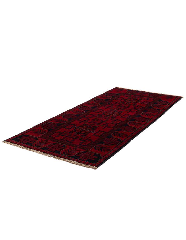 2' 9 x 6' 3 Hand Knotted Khal Mohammadi Wool Runner Rug