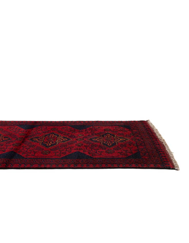 Detail image of 2' 7 x 6' 5  Hand Knotted Khal Mohammadi Wool Runner Rug