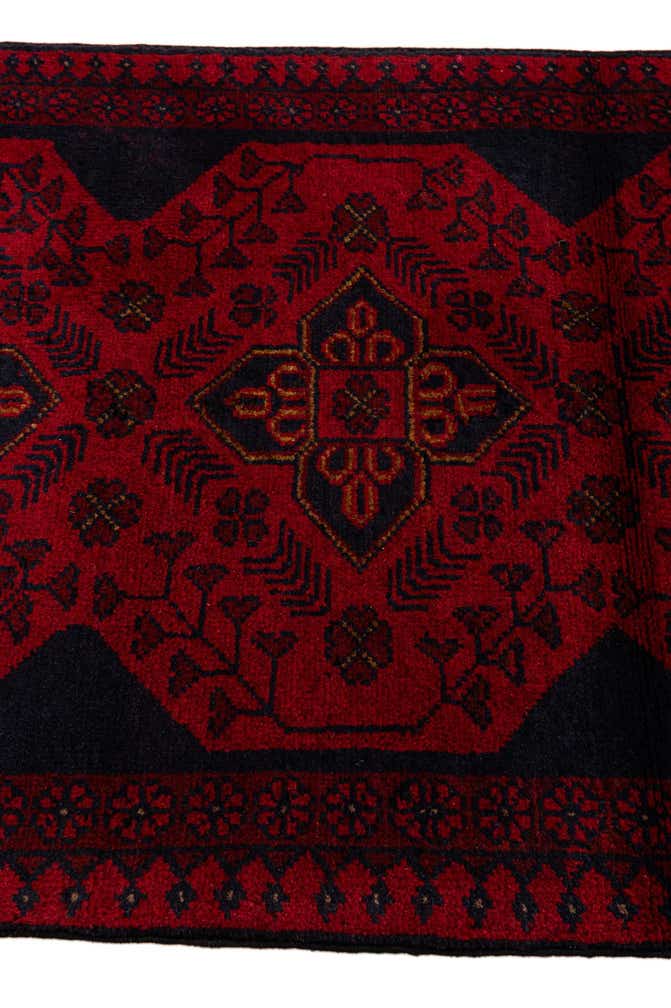 2' 7 x 6' 5 Hand Knotted Khal Mohammadi Wool Runner Rug
