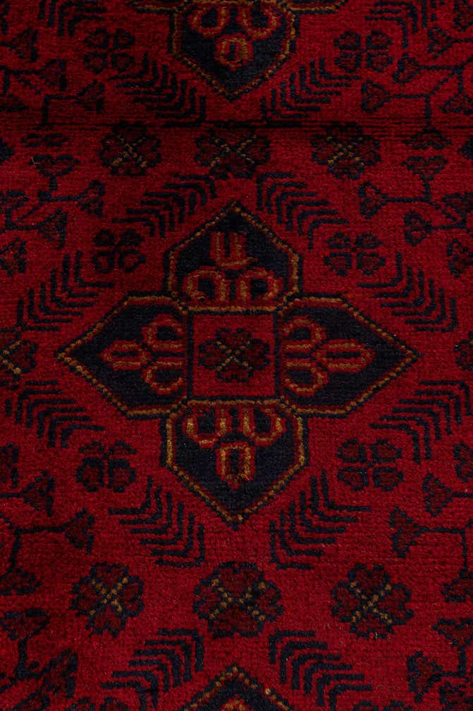 2' 7 x 6' 5 Hand Knotted Khal Mohammadi Wool Runner Rug