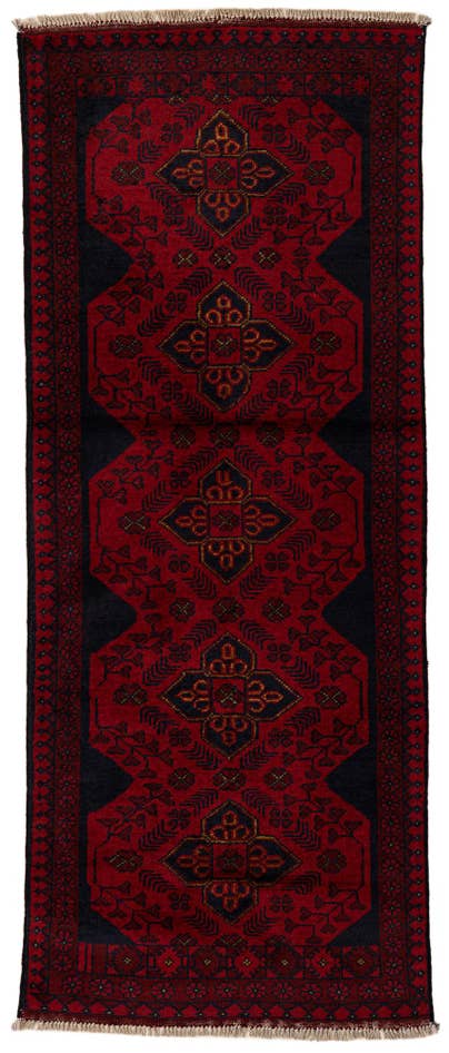 Detail image of 2' 7 x 6' 5 Hand Knotted Khal Mohammadi Wool Runner Rug